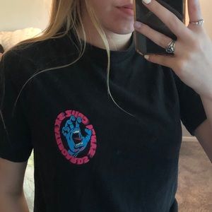 santa cruz logo tshirt